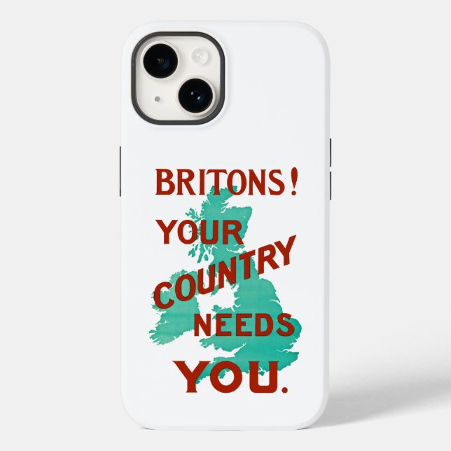 Britons! Your Country Needs YOU Case-Mate iPhone C Case (Back)