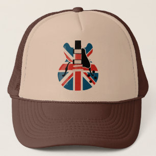 Britpop Guitar Trucker Hat