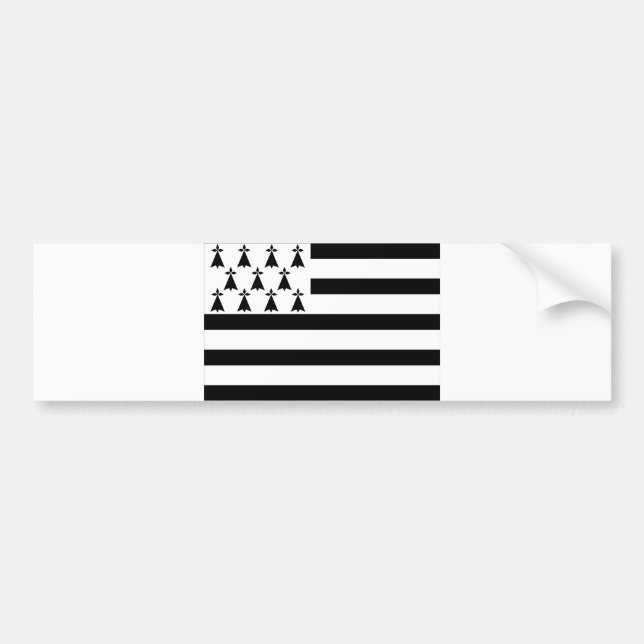 brittany Bretagne france region flag Bumper Sticker (Front)