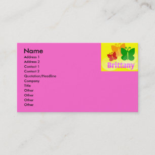BRITTANY BUSINESS CARDS