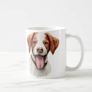 Brittany Bust Coffee Mug