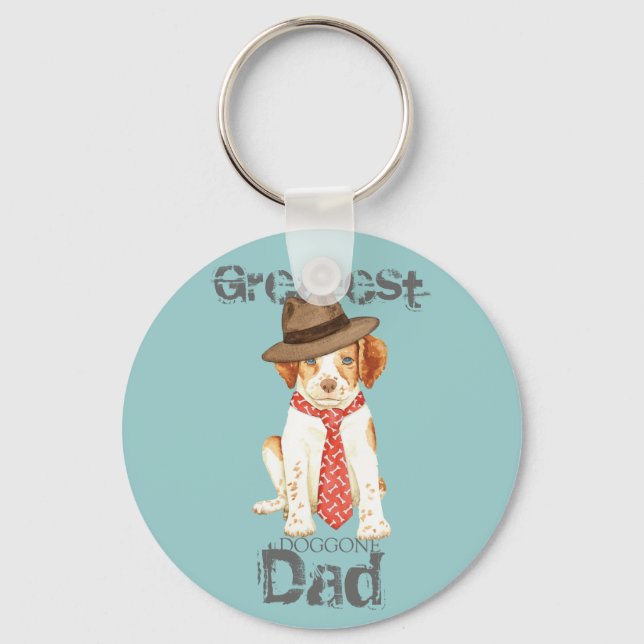 Brittany Dad Key Ring (Front)
