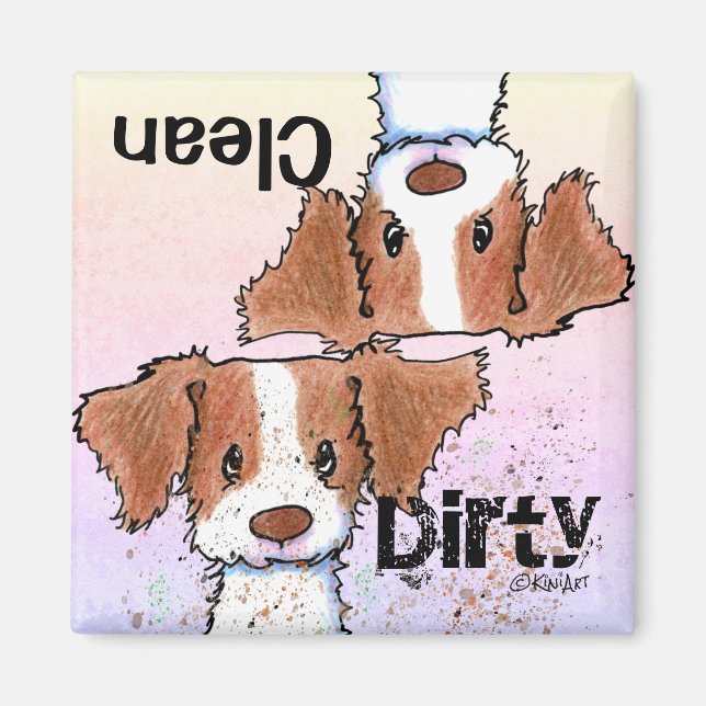 Brittany Dishwasher magnet (Front)