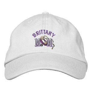Brittany Dog MOM Embroidered Hat