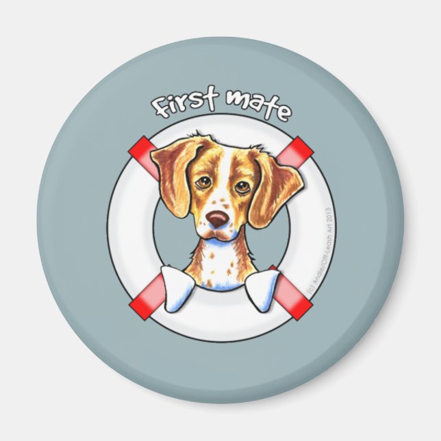 Brittany First Mate Magnet (Front)