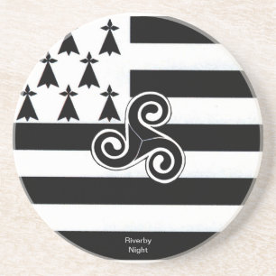 Brittany Flag (Breton) Coaster
