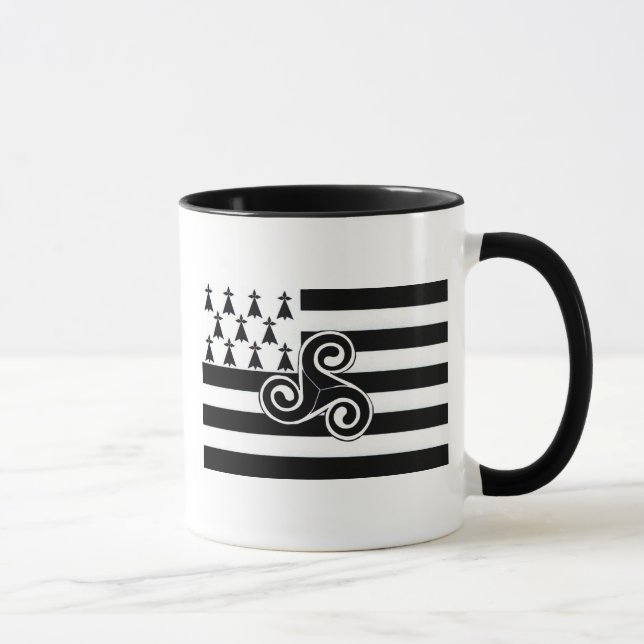 Brittany Flag (Breton) Mug (Right)