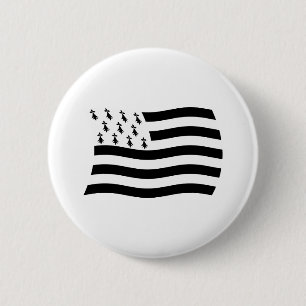 Brittany Flag Button