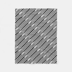 Brittany flag fleece blanket