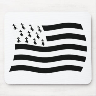 Brittany Flag Mousepad