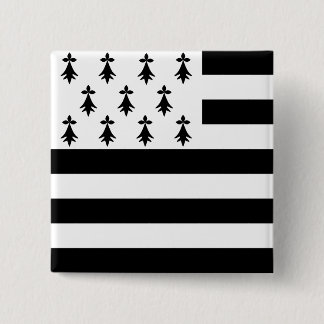 Brittany, France 15 Cm Square Badge