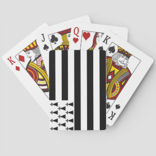 Brittany (Gwenn-ha-du) flag Classic Playing Cards