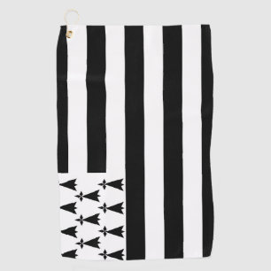 Brittany (Gwenn-ha-du) flag Golf Towel