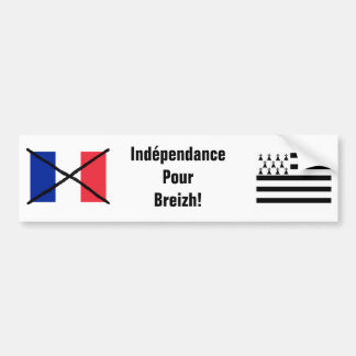 Brittany Independence bumper sticker
