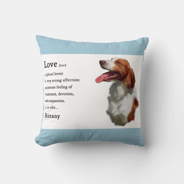 Brittany Love Is Cushion (Front)