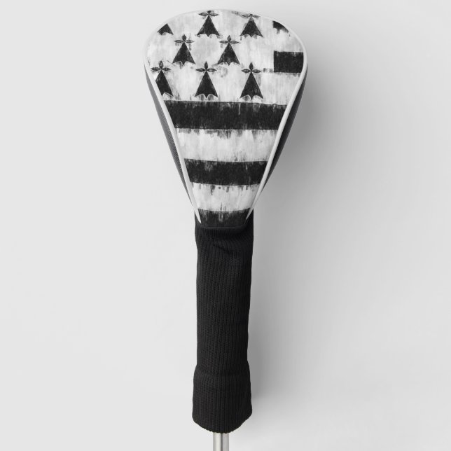 Brittany Oil Painting Drawing Golf Head Cover (Front)