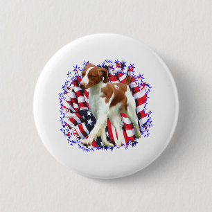 Brittany Patriot 6 Cm Round Badge
