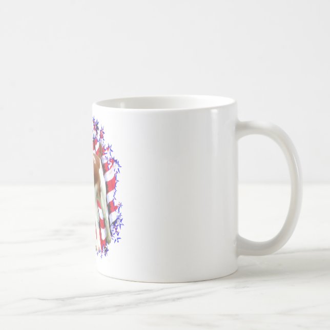 Brittany Patriot Coffee Mug (Right)