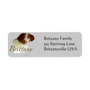 Brittany Return Address Label