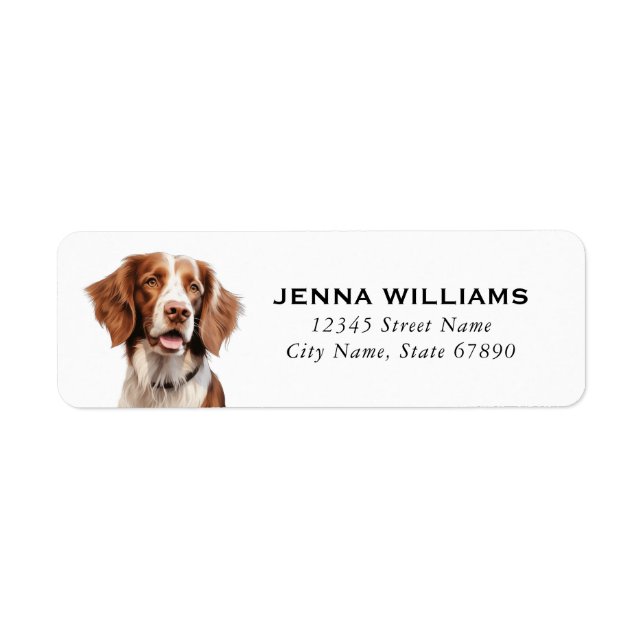 Brittany Return Address Labels (Front)