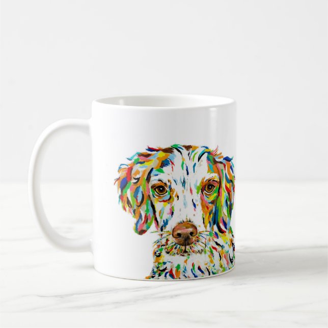 Brittany Spaniel 11 oz. Coffee Mug (Left)