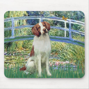 Brittany Spaniel 3 - Bridge Mouse Pad