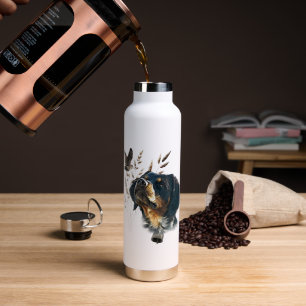 Brittany Spaniel and woodcock Water Bottle