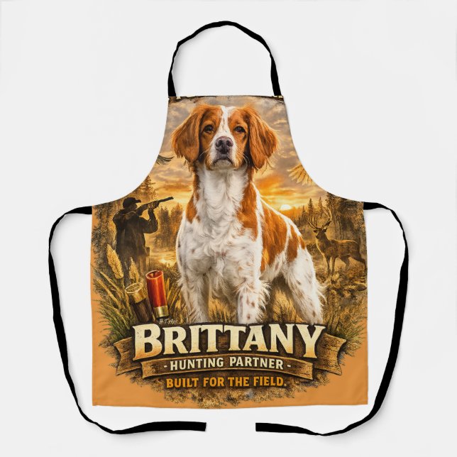 Brittany Spaniel Apron (Front)