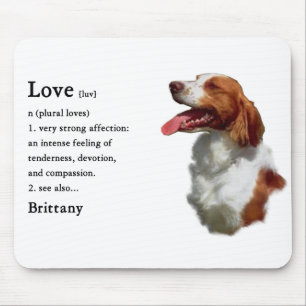 Brittany Spaniel Art Gifts Mouse Pad