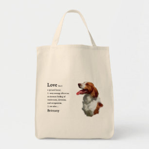 Brittany Spaniel Art Gifts Tote Bag