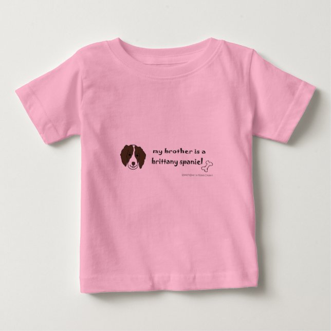 brittany spaniel baby T-Shirt (Front)