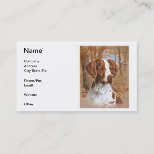 Brittany Spaniel Business Cards