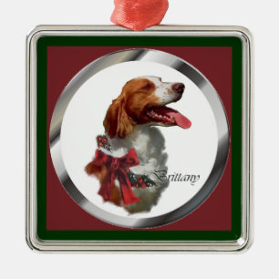 Brittany Spaniel Christmas Gifts Ornament