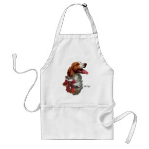 Brittany Spaniel Christmas Gifts Standard Apron