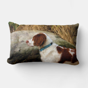 Brittany Spaniel - Copper Lumbar Cushion