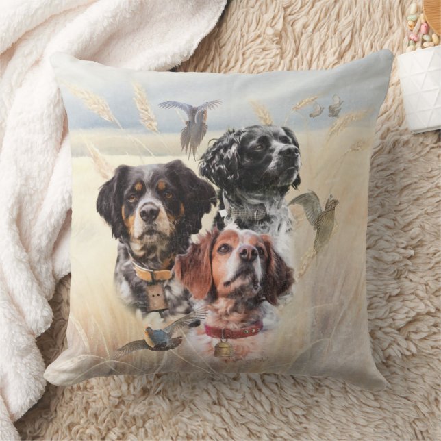 Brittany Spaniel Cushion (Blanket)