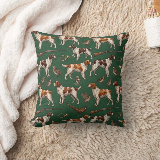Brittany Spaniel  Cushion (Blanket)