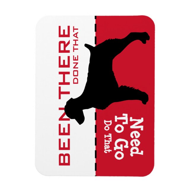 Brittany Spaniel Dog Bathroom Potty Magnet (Vertical)