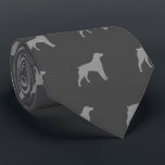 Brittany Spaniel Dog Breed Silhouettes Pattern Tie<br><div class="desc">This original Brittany Spaniels pattern neck tie makes a great gift for dog dads! Available in a variety of colours, this cool tie makes a statement for anyone who loves a Brittany. An awesome gift for the guy who wears a tie for business, or for special events like holiday programs,...</div>