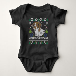 Brittany Spaniel Dog Breed Ugly Christmas Sweater