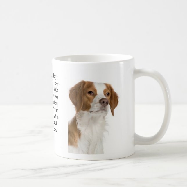 Brittany Spaniel Dog Mug (Right)