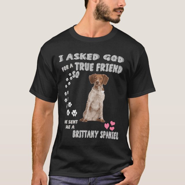Brittany Spaniel French Brittany Brittany Spaniel T-Shirt (Front)