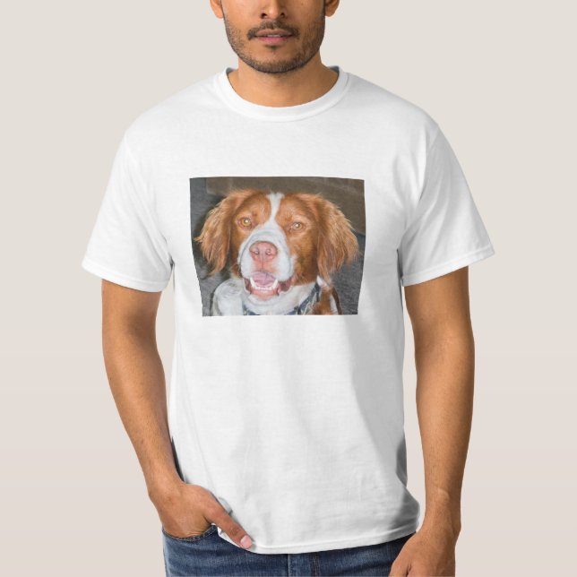 BRITTANY SPANIEL, good boy, sire, charming T-Shirt (Front)
