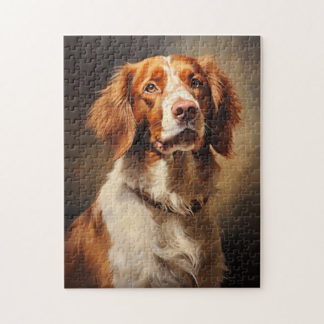 Brittany Spaniel  Jigsaw Puzzle (Vertical)