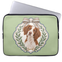 Brittany Spaniel Laptop Sleeve
