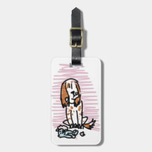 Brittany Spaniel Luggage Tag