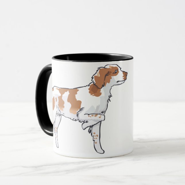 Brittany Spaniel Mug (Front Left)