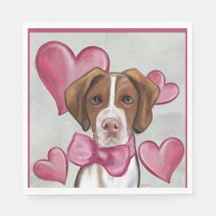 Brittany Spaniel         Napkin