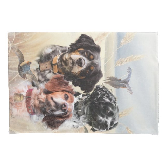 Brittany Spaniel Pillowcase (Front)