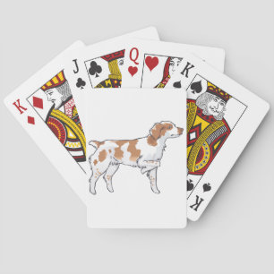 Brittany Spaniel Playing Cards